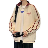 AIDASE  -  Collar jacket for men Spring and Autumn new style handsome cardigan for teenagers and students hoodie American casual jacke aidase-shop