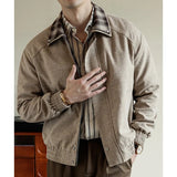 AIDASE  -  Casual Handsome Large Size Jacket Autumn Winter New Style Wear Resistant Korean Style Thin Long Sleeve Coat for Men aidase-shop
