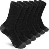 AIDASE  -  6 Pairs Men's Outdoor Gym Socks High Quality Comfortable Soft Buffered Running Socks Breathable Large Size New Style EU39-46 aidase-shop