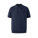 AIDASE  -  Korean Style Summer New Fashion Men's Loose Simple Basic Casual Trendy Solid Color Short Sleeve T-shirts Male Polo Shirts aidase-shop