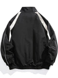 AIDASE  -  Men's Casual Lightweight Jacket Spring/autumn Color Block Zipper aidase-shop