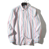 AIDASE  -  Men's Fashion Business Wedding Work Gentleman Cotton Button Point Collar Color Stripe Commuter Long Sleeve Casual Shirt aidase-shop