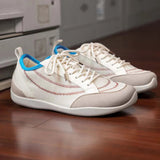 AIDASE  -  Blue Beige Wide Toe Shoes Sneakers Casual Retro Shoes for Men Board Training Men Wide Toe Non Slip Lace Up Casual Sneaker aidase-shop