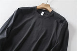 AIDASE  -  Loose Fit Long Sve Double-sided Velvet T-irt Men's Autumn Winter Large Size Bot Arc aped Base irt Casual Sle aidase-shop