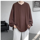 =Aidase High Quality Texture Long Sleeve T shirt For Men Spring Autumn Casual Mens T-shirts Male Tops Classic Clothes Men's T-Shirts aidase-shop