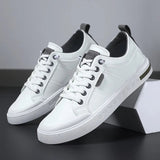 AIDASE  -  Classic Men's Casual Microfiber Leather Sneakers Summer Laced-Up Comfortable Slip-On Trekking Shoes Male Tenis Trainers aidase-shop