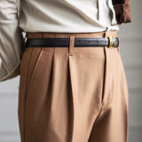 Aidase British Men Summer Paris Waist Straight Pants Italian High Waist Slim Solid Suit Shorts Man Business aidase-shop