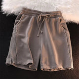 AIDASE  -  Street Retro Niche Splicing Casual Pinch Pants for Men and Women Summer Loose Sports Old Shorts Trend aidase-shop