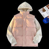 AIDASE  -  Autumn Winter Thickened Cotton Padded Vest Men's Lightweight Stand Collar Sleeveless Jacket Outdoor Wear Warmth Sporty Waistcoat aidase-shop