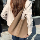AIDASE  -  Fashion Large American Women Luxury Shoulder Bag Female Travel PU Leather Handbags Office aidase-shop
