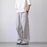 AIDASE  -  Summer Trendy High Street Striped Sport Casual Men's Loose Straight Leg Pants Color Block Shape Versatile Trousers aidase-shop