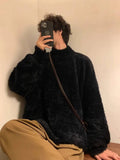 AIDASE  -  Men's Knitting Sweater Autumn Winter Mohair Sweater Thickened Japanese Lazy Retro Vibe Trendy Knit Sweatshirt Outerwear aidase-shop