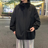 AIDASE  -  Spring Gradient Windbreaker Men's Multi Zippers Casual Climbing Hat Jacket Unisex Fashion Gorpcore Camping Fishing Coat aidase-shop