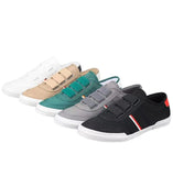 AIDASE  -  Quality Unisex Canvas Low Top Sneakers Soft Latex Insole Comfortable Women Men Casual Shoes Students Shallow Board Shoes aidase-shop