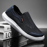 AIDASE  -  Men's Mesh Shoes Summer Breathable Hollow Out Casual Shoes Fashion Men Sneaker Lightweight Comfortable Driving Shoes Men Loafers aidase-shop