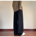 AIDASE  -  American Retro Casual Pants Men Summer Thin Breathable Cool Trendy Loose Straight Leg Floor-Length Long Pants Men aidase-shop