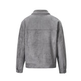 83.72Aidase High Street Pockets Laper Zip-up Suede Thick Coat Mens Retro Solid Windbreaker Loose Winter Jackets Oversize Casual Clothes aidase-shop