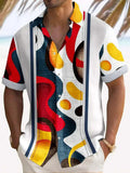 AIDASE  -  New Men's plus size shirt digital printing Hawaiian shirt aidase-shop