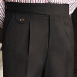 Aidase High Quality Trousers Pant For Man Office Trouser Men Business Casual Pant British Social Club Outfits Pantalones Hombre aidase-shop