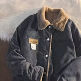AIDASE  -  Trendy Cotton Jacket Men's Fashionable Corduroy Stand Collar Versatile Style Casual Wear New Hot Sale Of The Season Popular Male aidase-shop