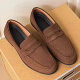 AIDASE  -  New Classics Men's Suede Slip On Loafers Preppy Lightweight Breathable Flats Non Slip Daily Fashion Casual Outdoor Sneakers aidase-shop