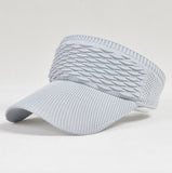 Aidase Knitted Visor Cap Breathable Adjustable Bent Brim  Anti-UV Sun Hats  For Women Men Outdoor Sports Summer Beach Travel Skullcap aidase-shop