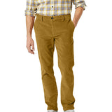 AIDASE  -  Plain Business Casual Men'S Jogger Pants Men'S Fashion Solid Color Youth Popular Corduroy Thickened Casual Men'S Pants 여름바지 aidase-shop