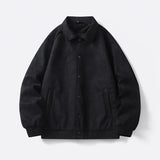 AIDASE  -  Suede Collar Jacket Men's Casual Loose Fit Fashionable Autumn Winter Vintage Trendy Outerwear Versatile Handsome Open Cardigan aidase-shop