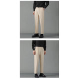 AIDASE  -  Summer New Women's Slim Fit Business Trousers Thin Nine-Piece Pants Korean Version Loose Straight Workwear Trousers aidase-shop