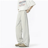 AIDASE  -  American Sle Slim Fit Knife  Pants Men Summer New Loose Large Size Drapey Wide Leg Floor Length Casual Trousers aidase-shop