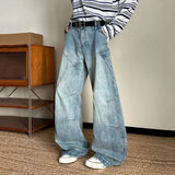 AIDASE  -  2025 New Straight-Leg Men Jeans Trendy Loose Scimitar Wide-Leg Men's Denim Pants Autumn Fashion Casual Clothing 21E7495 aidase-shop