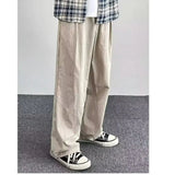 AIDASE  -  Retro Waed Loose Straight Leg Casual Pants Thin Wide Leg Pants Spring Autumn Sle for Men And Women Trendy Workwear Trousers aidase-shop