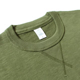 AIDASE  -  Heavy 300g Cotton T-shirt Men's Seamless Weaving Bamboo Cotton Short Sleeve Tee Tops Unisex Clean Fit Design Collar Undershirt aidase-shop