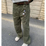AIDASE  -  New Autumn and Winter Fashion Korean Version Patchwork Retro Workwear Wide Leg Loose and Versatile Handsome Youth Casual Pants aidase-shop