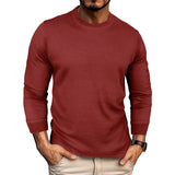 AIDASE  -  Men's Spring and Autumn New Waffle Henley Collar Long Sleeve Casual Sports T Shirt for Men Tracksuit Mans Cloths aidase-shop