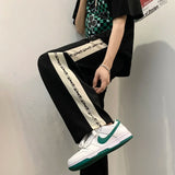 AIDASE  -  American High Street Pants Men's Spring Autumn Unisex Loose Versatile Sports Seatpants Straight Training Basketball Trousers aidase-shop