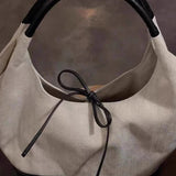 AIDASE  -  Korean Casual Tote Bags For Women Luxury Designer Handbags Purses New In Canvas PU Large Capacity Top Handle Cloth Shoulder aidase-shop