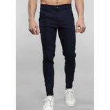 AIDASE  -  Men's Grey Slim Fit Chino Pants Ankle Length Stretch Casual Trousers for Business Daily Wear aidase-shop