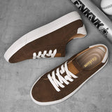 AIDASE  -  Trendy and Fashionable Casual Sports Mens Shoes Branded Urban Business Lace Up Commuting Leather Shoes High-quality Oxford Shoes aidase-shop