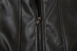 Aidase Pocket Spliced Motorcycle Leather Jacket Mens Spring Streetwear Lapel Zipper Long Sleeve Jacket Men aidase-shop