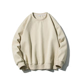 Aidase 5XL Oversized Hoodies Korean Style Mens Sweatshirts Baggy Pullover Tops Fashion Streetwear Solid Wild Autumn Winter Sweatshirt aidase-shop