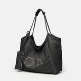 AIDASE  -  Large Capacity Denim Tote Bags For Women Luxury Designer Handbags Purses 2025 New In Letters With Card Pocket Underarm Shoulder aidase-shop