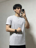AIDASE  -  American Sle Fitn Training ort Sve T-irt Qui Dry Heavy oulder Sve Tight Muscle Slim Fit f Sve for Men aidase-shop