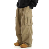 AIDASE  -  Fashion Work Pants Men Casual Wide-Leg Sweatpants Loose Lightweight Cargo Trousers American Style Hiphop Streetwear Pants Male aidase-shop