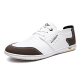 AIDASE  -  Men's Casual Leather Shoes Knot Business Leisure British Style round Toe Low Heel Anti-Slip Leather Lined Rubber Bottom aidase-shop