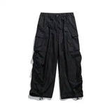 Aidase Japanese Casual Men 2-piece College Letter Printed Hooded Jacket+oversized Multi Pocket Wide Leg Pants Set Fashion Couple Suits aidase-shop
