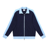 AIDASE  -  Vintage New Fashion Men Color-coded Simple Basic Loose Casual Trendy Zipper Sweatshirt Cardigans Male Coats Top Clothes