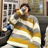 AIDASE  -  Gray Open Cardigan Men's Loose Lazy Style Knitted Sweater Autumn Trendy Brand Casual Loose Fit Winter Comfortable Top aidase-shop