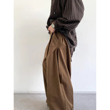 AIDASE  -  Japanese Streetwear Cargo Pants Men Autumn Drape Trousers Retro High Waist Straight Wide Leg Pants Loose Casual Men's Pants aidase-shop