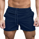 AIDASE  -  Summer New Casual Fashion Versatile Solid Color Personality Simple Beach Shorts aidase-shop